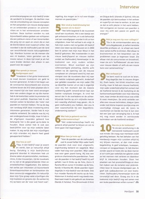 Tien vragen aan Anneke Hanemaaijer MenSport